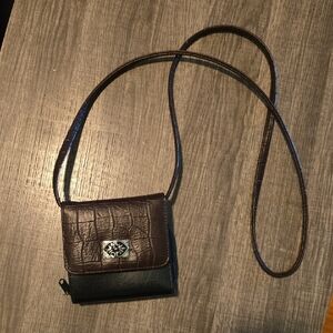 Brown and Black Crossbody Bag